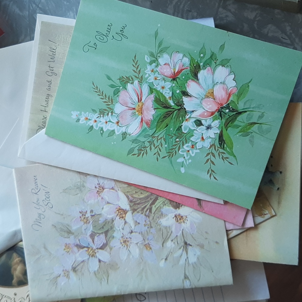 11 vintage cards